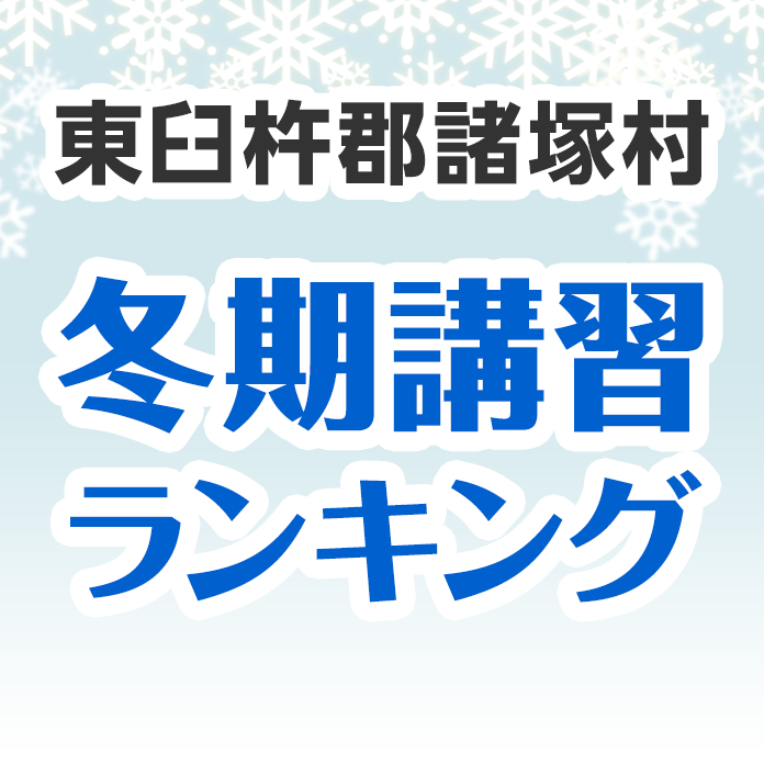 東臼杵郡諸塚村の冬期講習ランキング