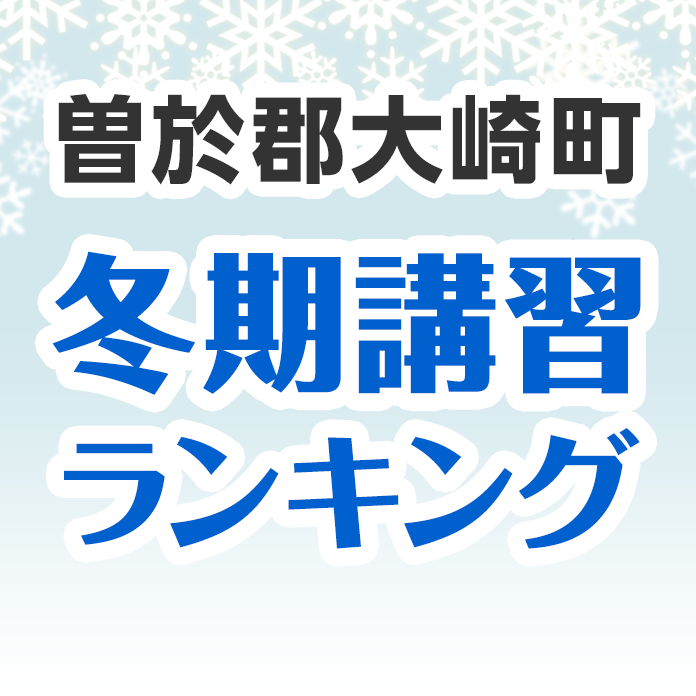 曽於郡大崎町の冬期講習ランキング