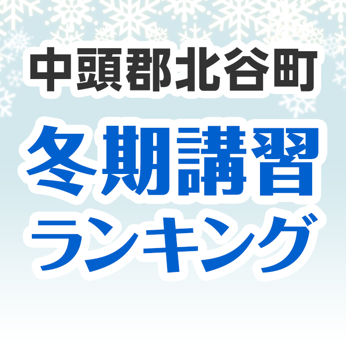 中頭郡北谷町の冬期講習ランキング