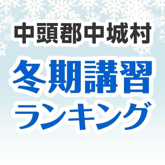 中頭郡中城村の冬期講習ランキング