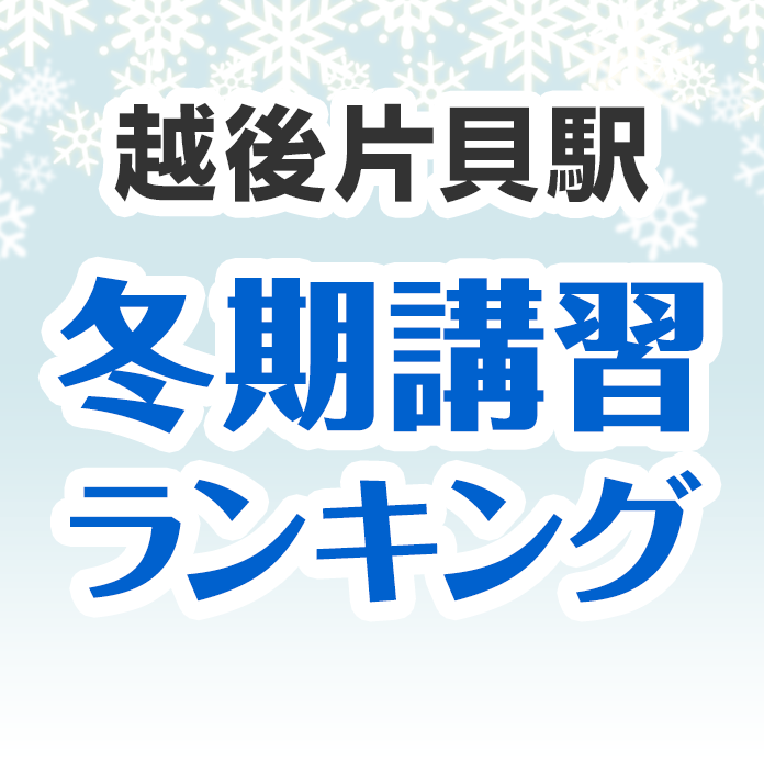 越後片貝駅の冬期講習ランキング