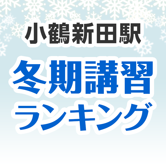 小鶴新田駅の冬期講習ランキング