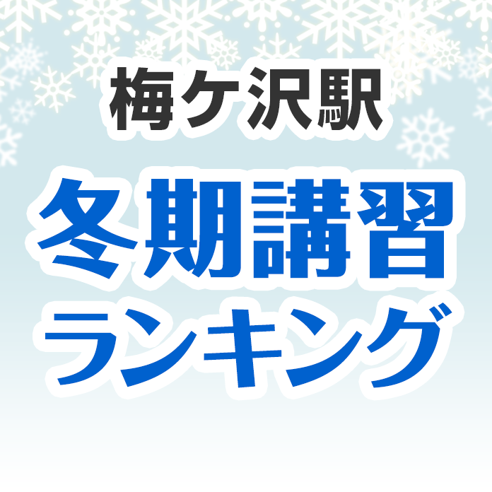 梅ケ沢駅の冬期講習ランキング