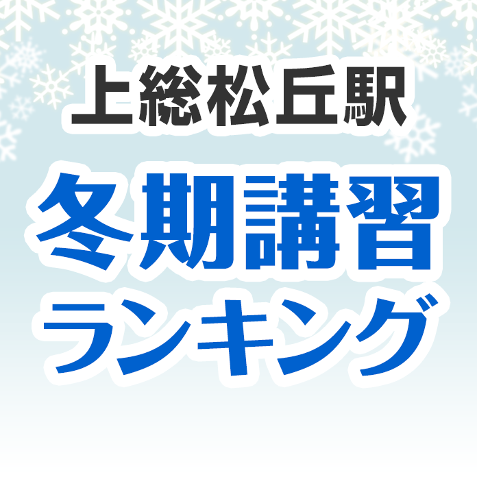 上総松丘駅の冬期講習ランキング