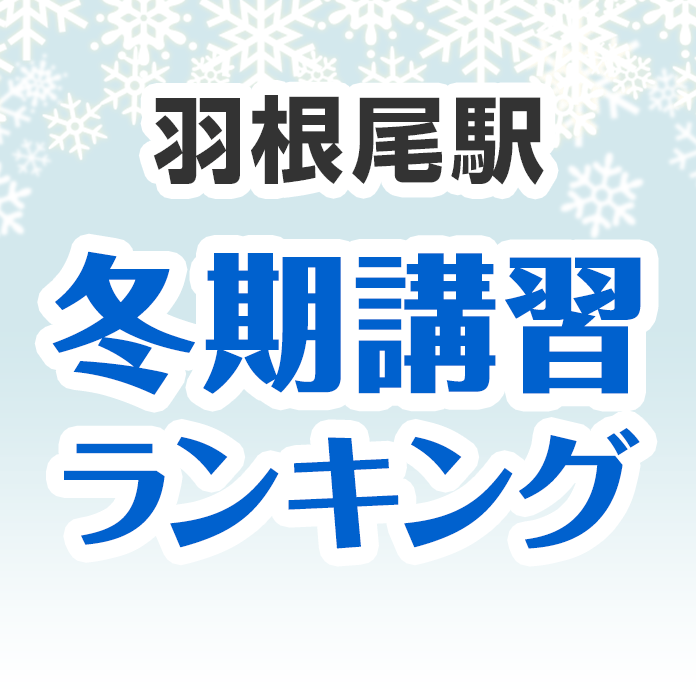 羽根尾駅の冬期講習ランキング