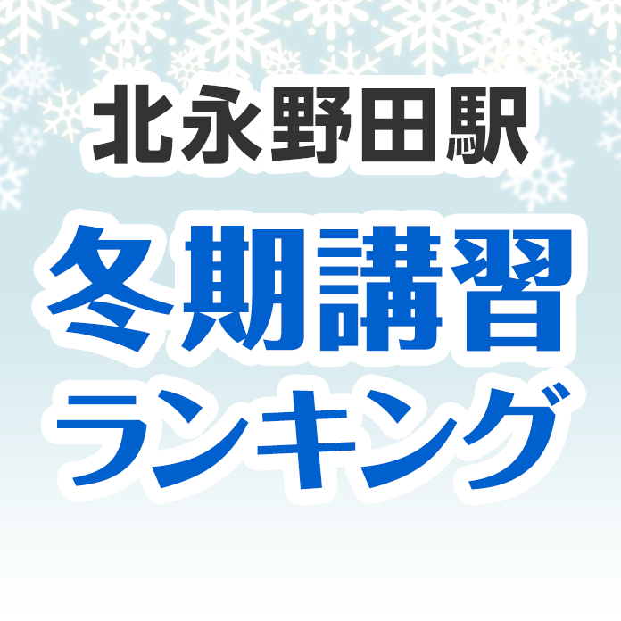 北永野田駅の冬期講習ランキング