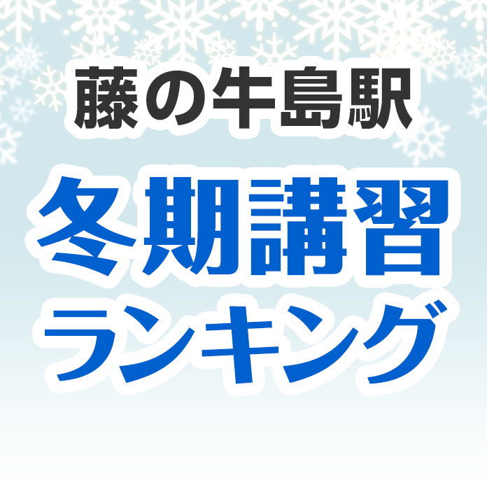 藤の牛島駅の冬期講習ランキング