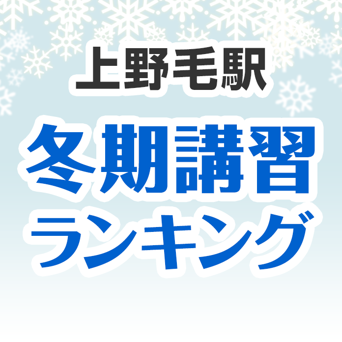 上野毛駅の冬期講習ランキング