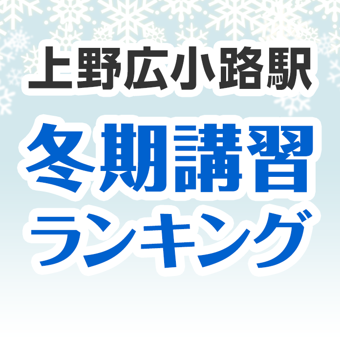 上野広小路駅の冬期講習ランキング