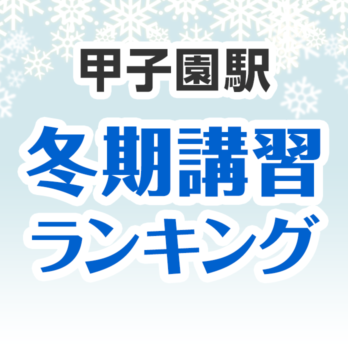 甲子園駅の冬期講習ランキング