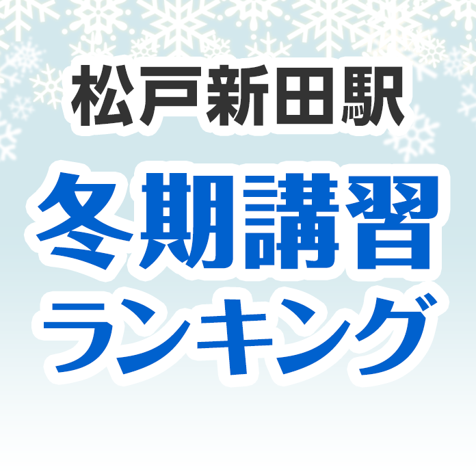 松戸新田駅の冬期講習ランキング