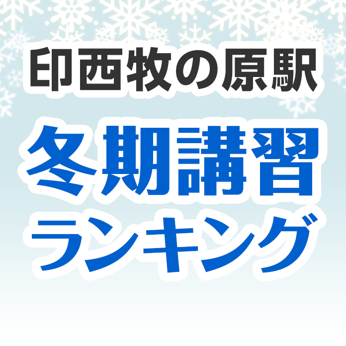 印西牧の原駅の冬期講習ランキング