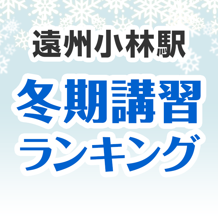 遠州小林駅の冬期講習ランキング