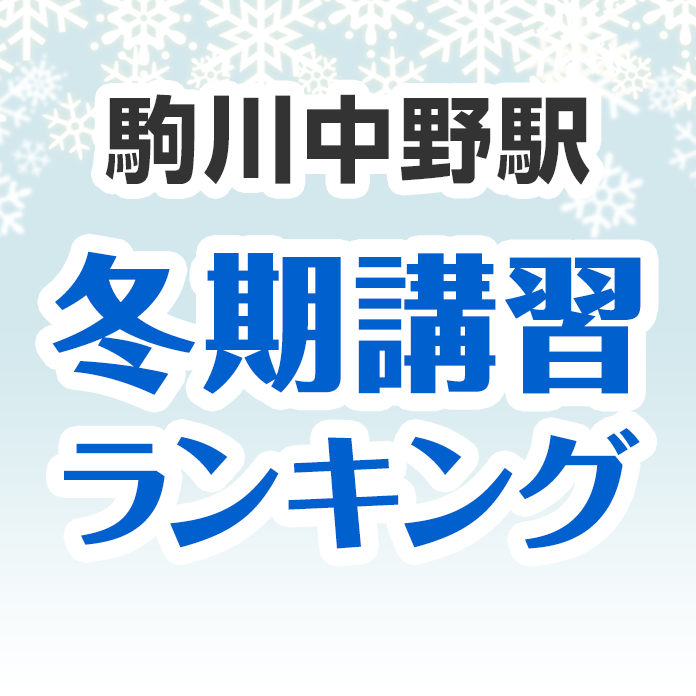 駒川中野駅の冬期講習ランキング
