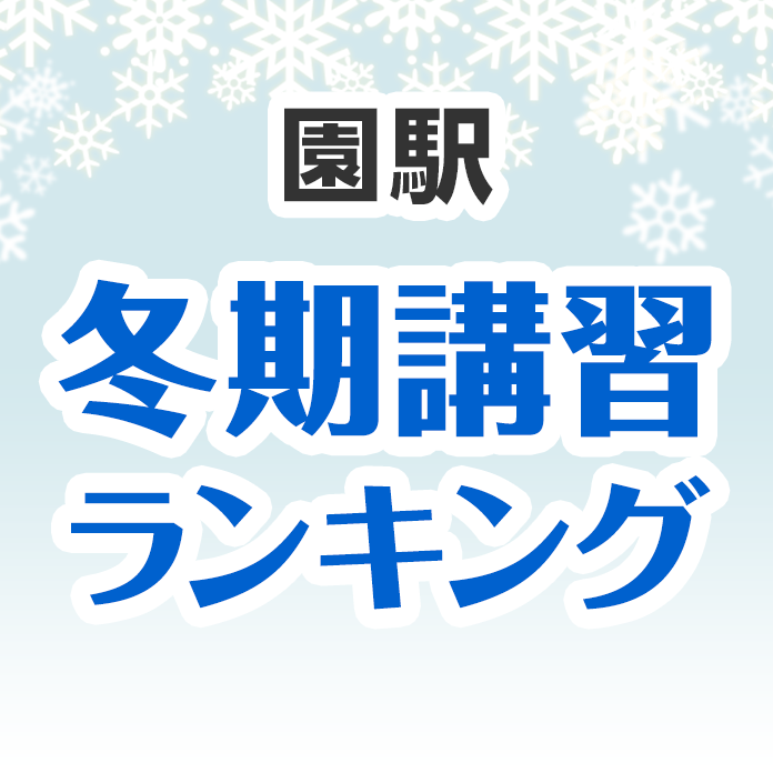 園駅の冬期講習ランキング