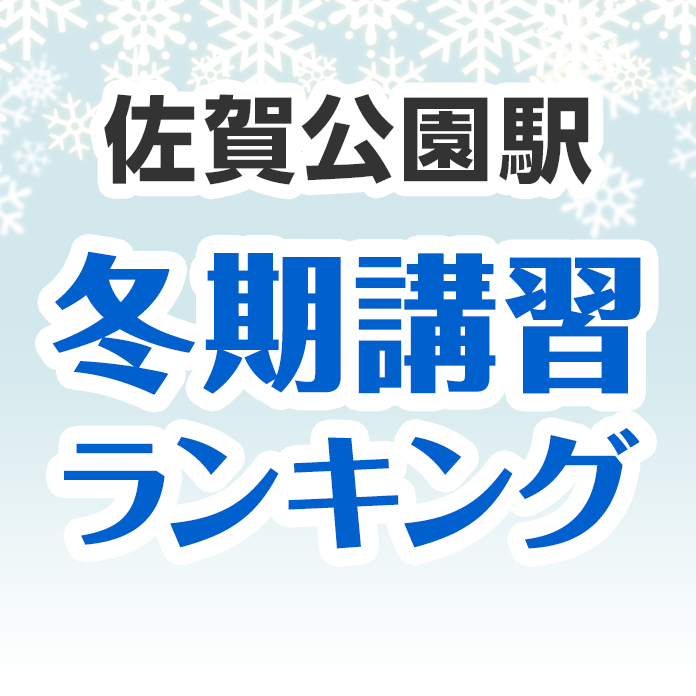 佐賀公園駅の冬期講習ランキング