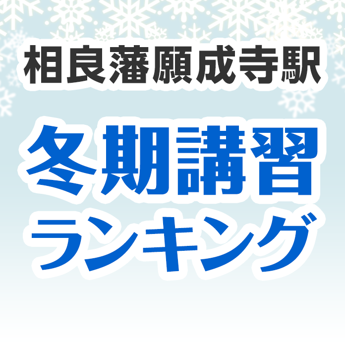 相良藩願成寺駅の冬期講習ランキング