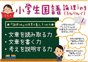 思考力、判断力、表現力を小学生のうちから楽しく学ぶことで、将来に活きる力を養成する